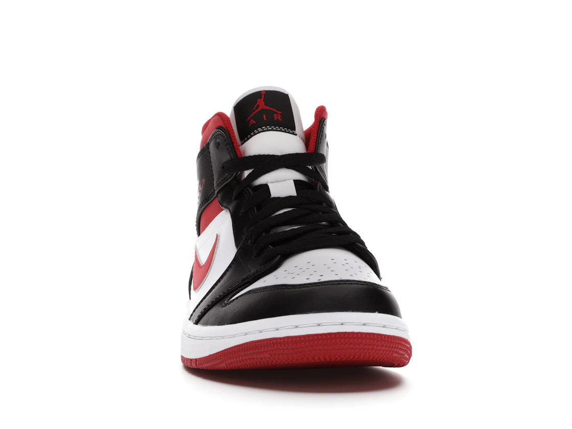 Jordan 1 Mid Gym Red Black White - vue secondaire A