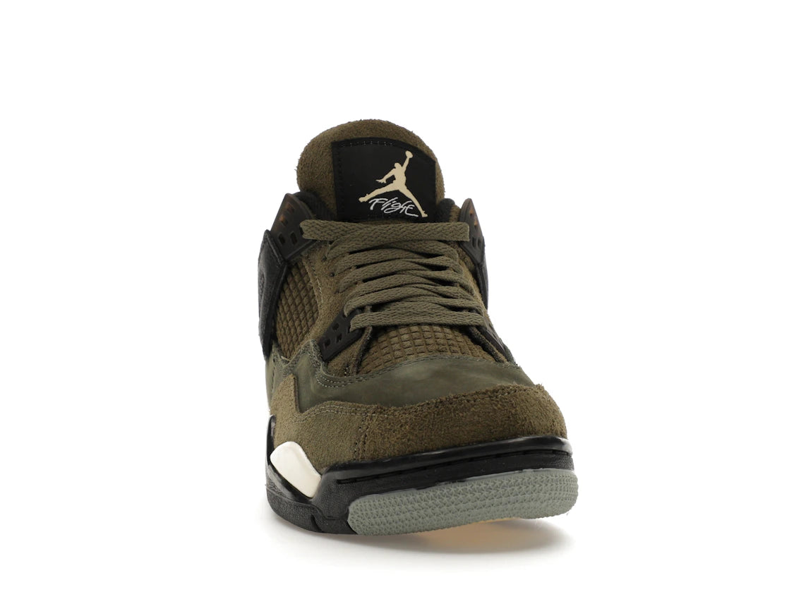Jordan 4 Retro SE Craft Medium Olive (GS) - vue secondaire A