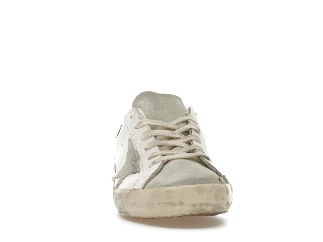 Golden Goose Super-Star Weiß Dunkelgrau Glitzer (Damen) - vue secondaire A