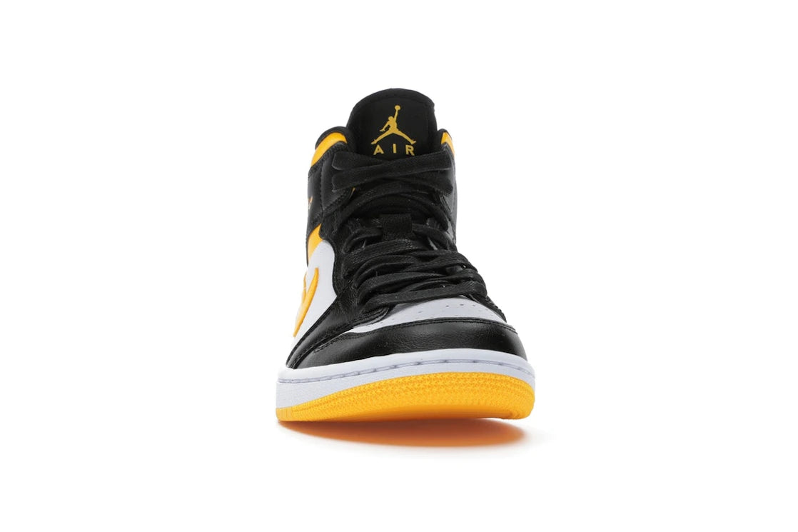 Jordan 1 Mid Laser Orange Black (Women's) - vue secondaire A