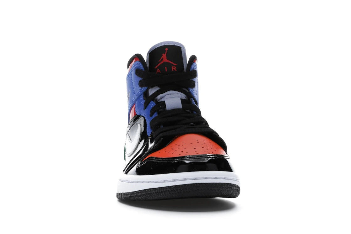 Jordan 1 Mid Multi Patent (Women's) - vue secondaire A