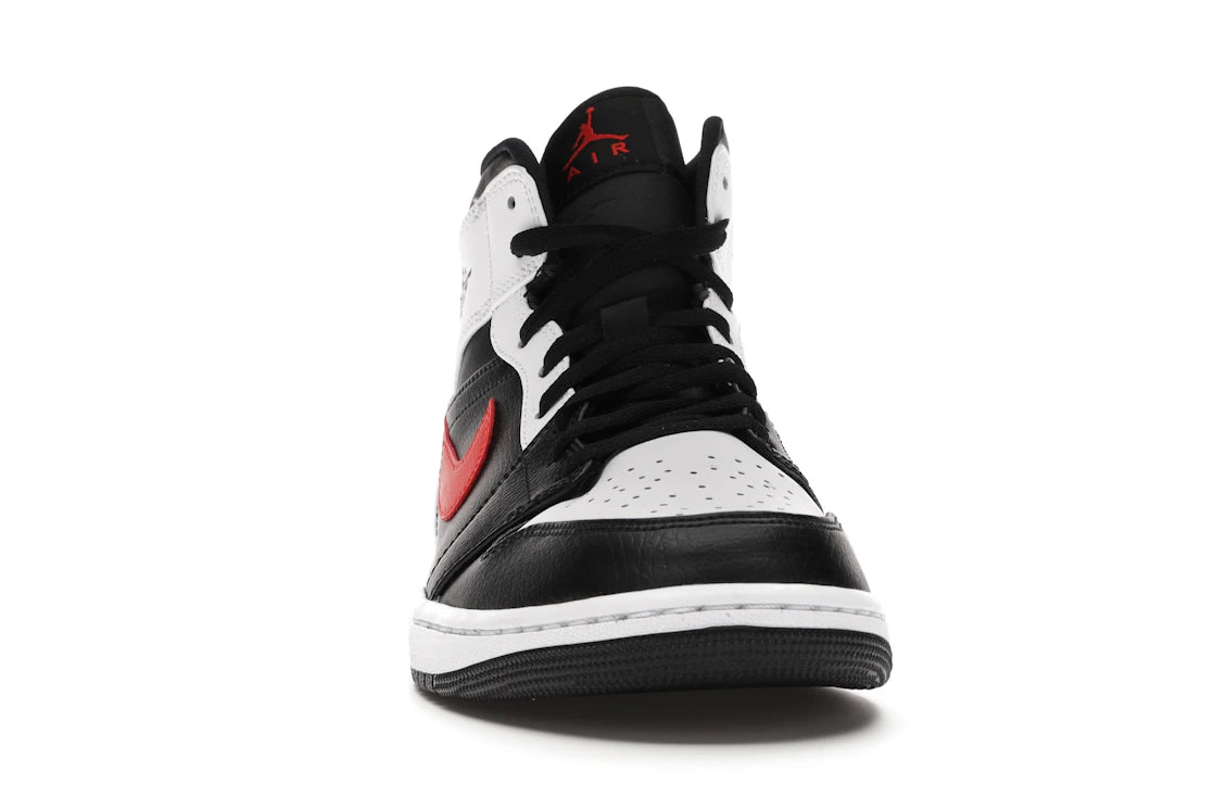 Jordan 1 Mid Black Chile Red White - vue secondaire A