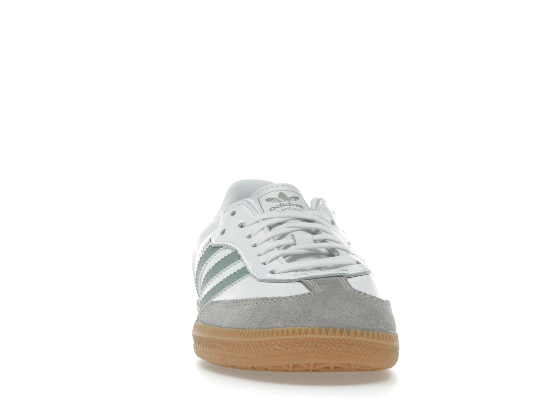 adidas Samba OG Cloud White Silver Green (GS) - vue secondaire A
