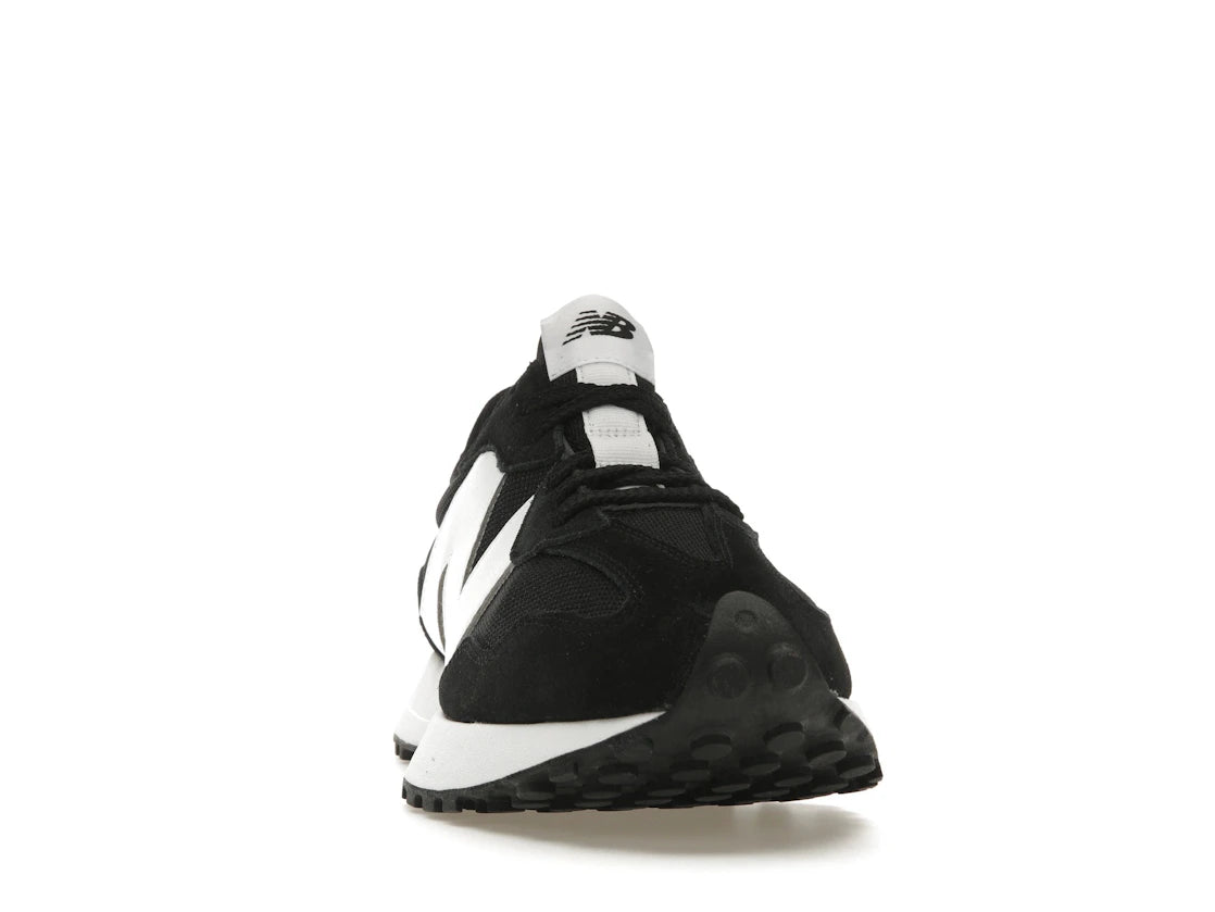 New Balance 327 Schwarz Weiß N Logo - vue secondaire A