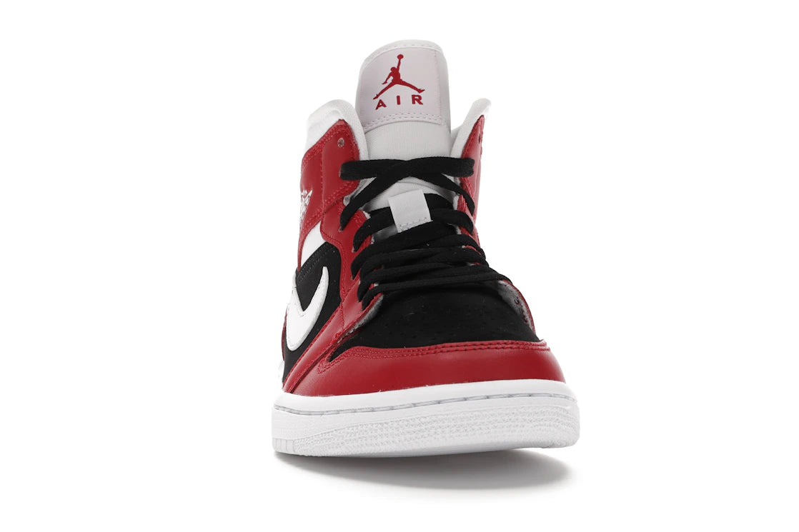 Jordan 1 Mid Gym Red Black (Damen) - vue secondaire A