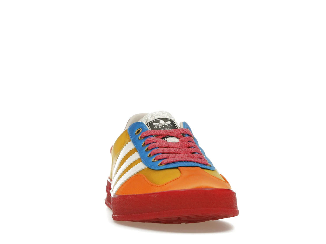 adidas x Gucci Gazelle Gelb Weiß Rot (Damen) - vue secondaire A