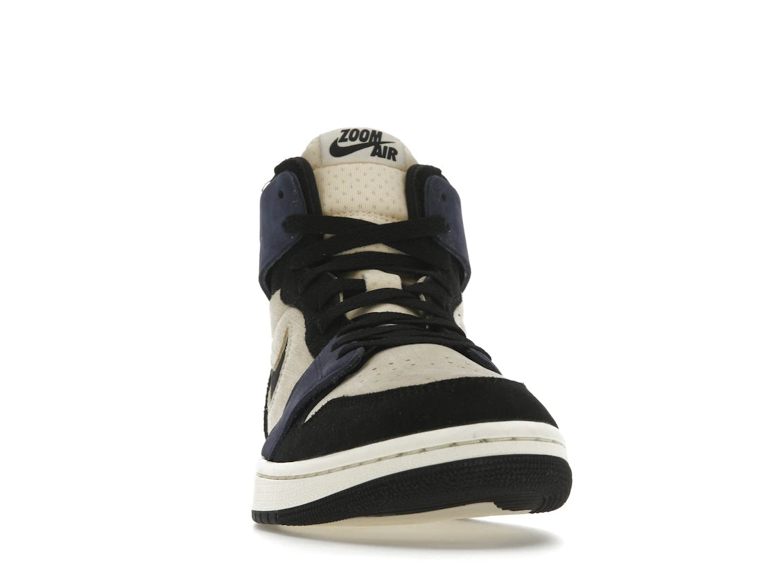 Jordan 1 High Zoom Air CMFT 2 Muslin Blackened Blue - vue secondaire A