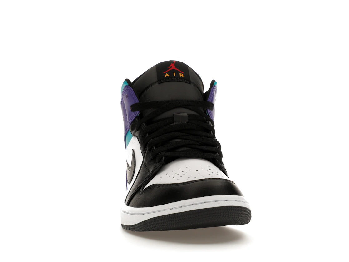 Jordan 1 Mid Court Purple Tropical Twist - vue secondaire A