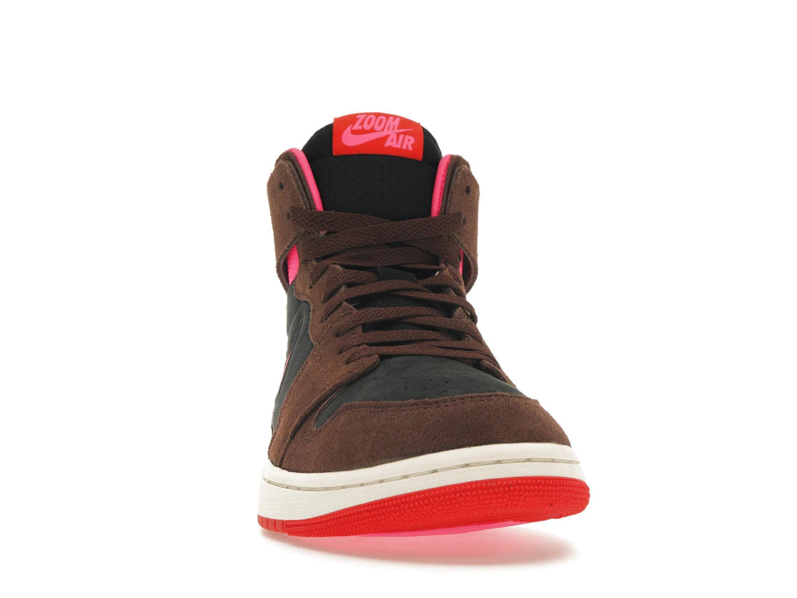Jordan 1 High Zoom Air CMFT 2 Cacao Wow Picante Red (Women's) - vue secondaire A