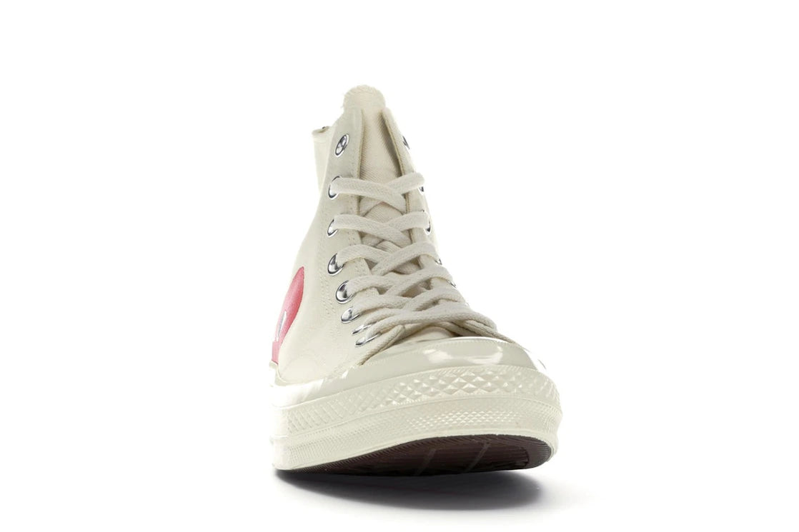 Converse Chuck Taylor All Star 70 Hi Comme des Garcons PLAY Weiß - vue secondaire A