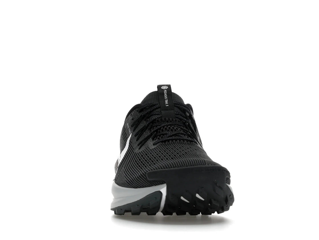Nike React Pegasus Trail 5 Black Anthracite Wolf Grey White - vue secondaire A