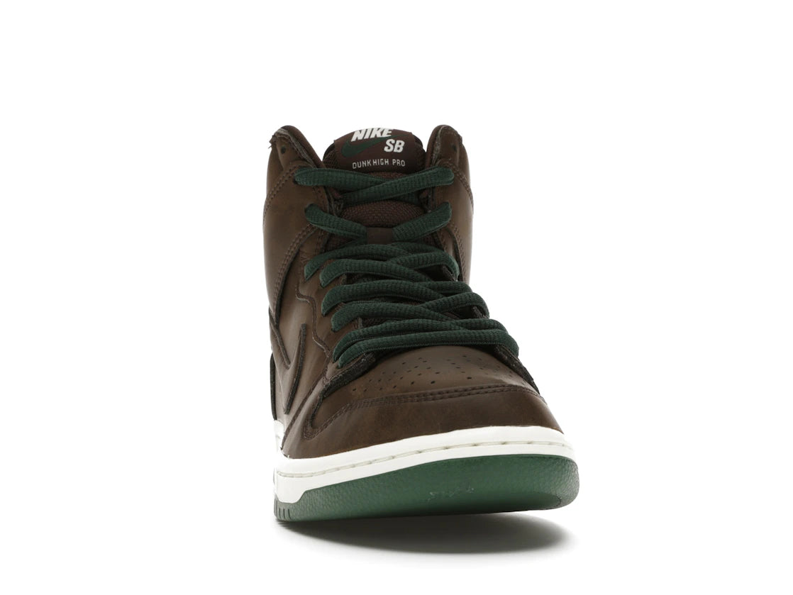 Nike SB Dunk High Baroque Brown Vegan Leather - vue secondaire A