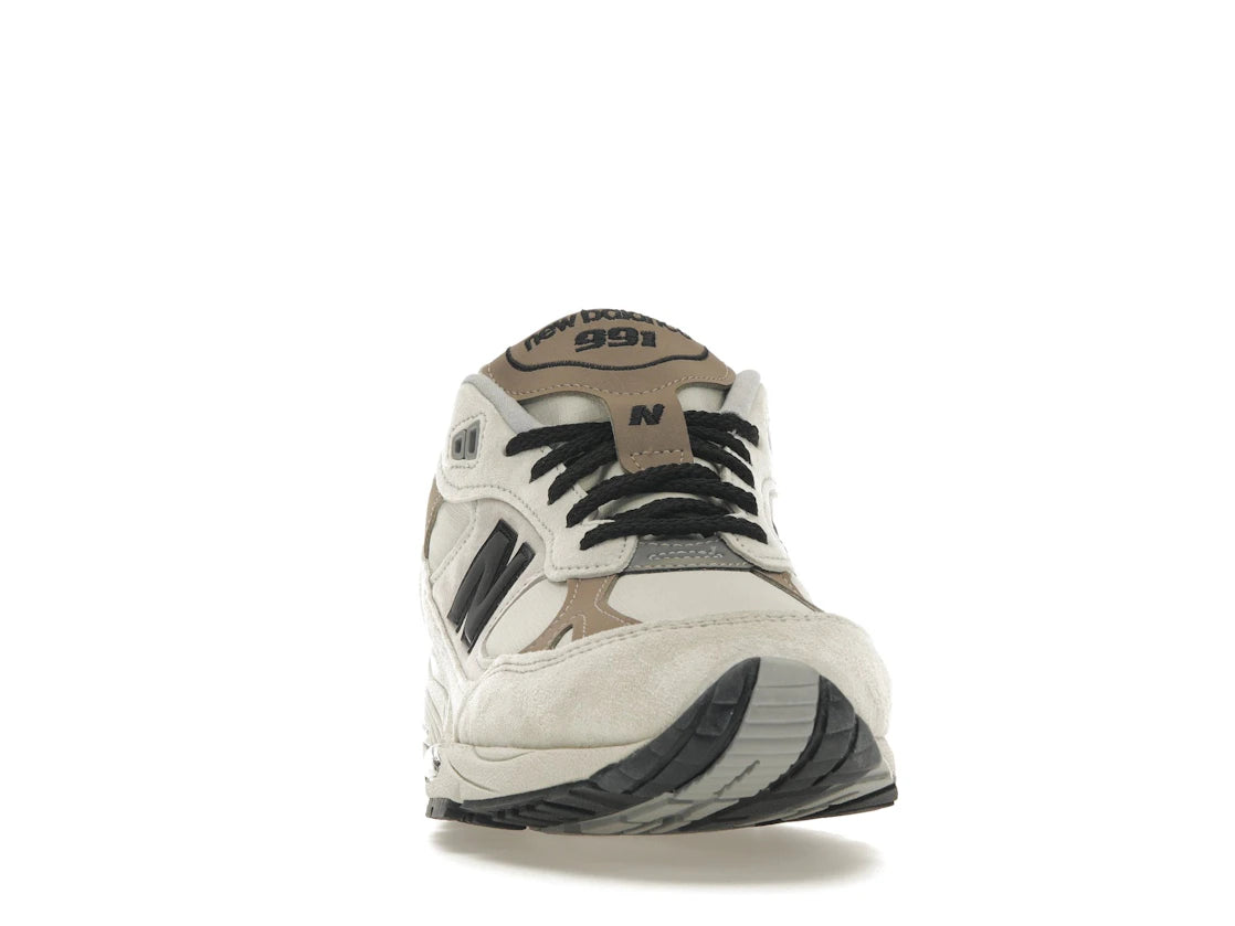 New Balance 991v1 MiUK Urban Winter Pack White - vue secondaire A