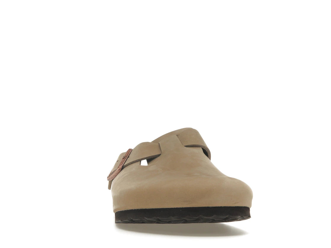 Birkenstock Boston Oiled Leather Tobacco Brown - vue secondaire A