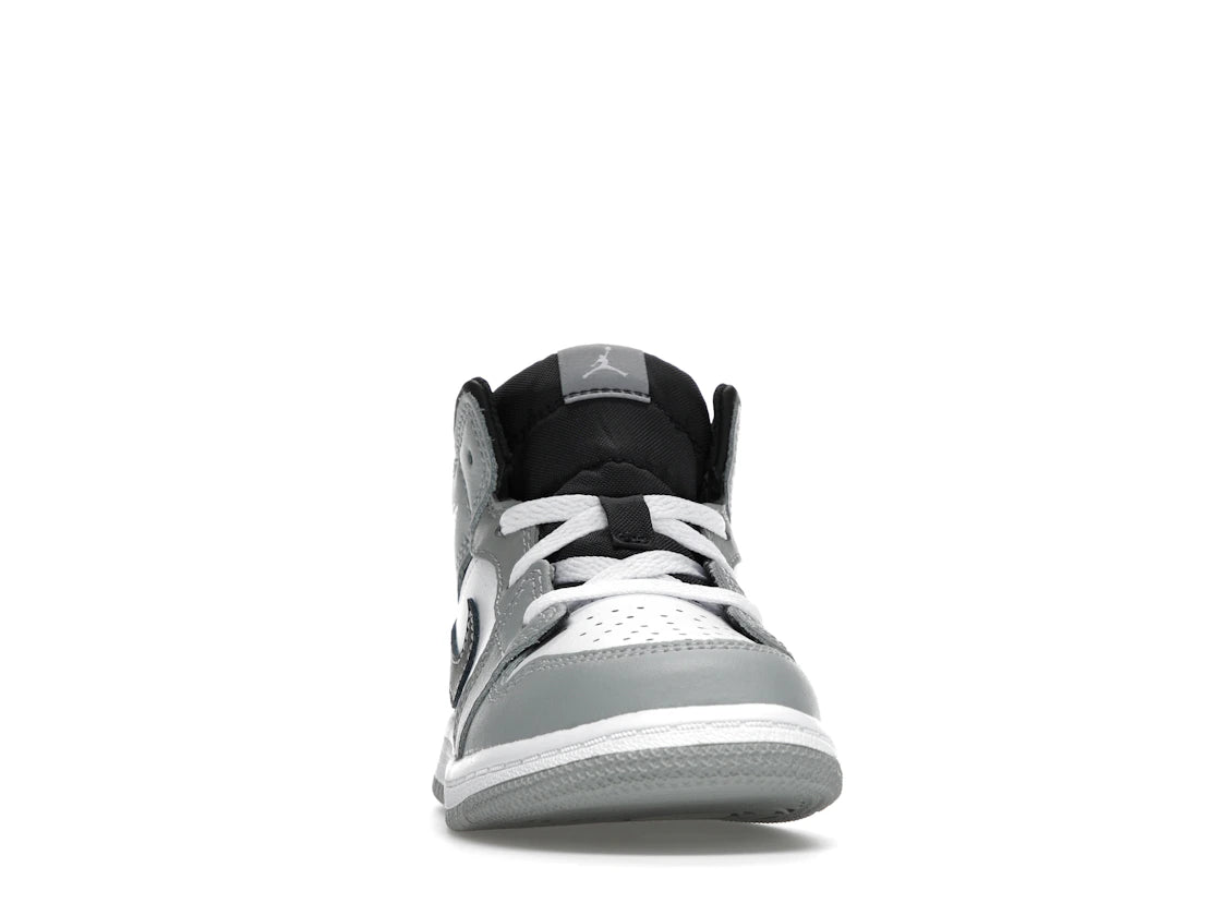 Jordan 1 Mid Light Smoke Grey (2022) (TD) - vue secondaire A
