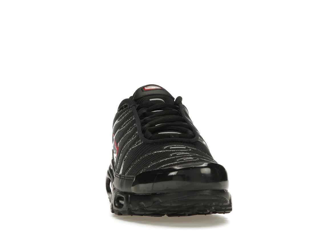 Nike Air Max Plus Schwarz Universitätsrot Metallic-Silber - vue secondaire A