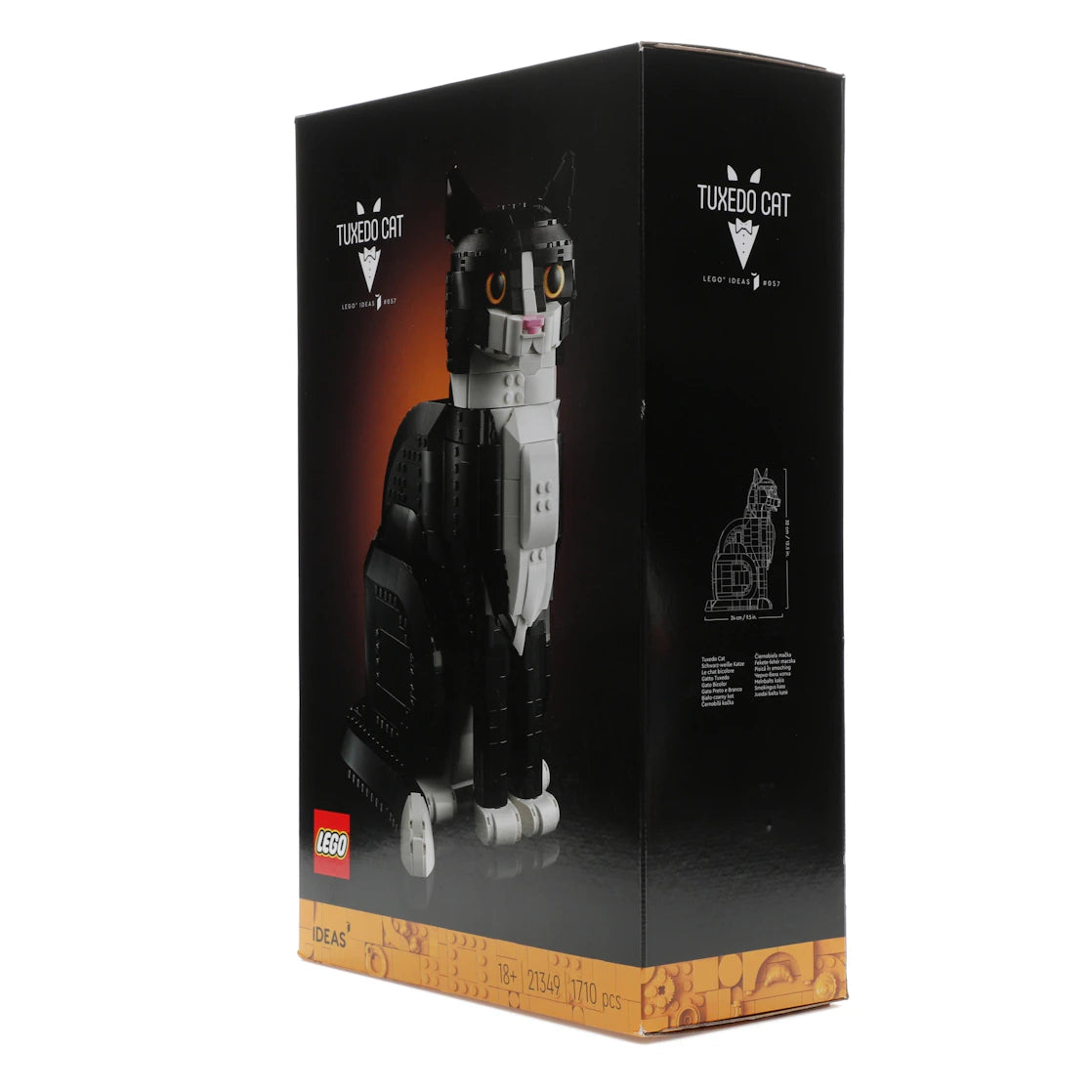 LEGO Ideas Tuxedo Cat Set 21349 - vue secondaire A
