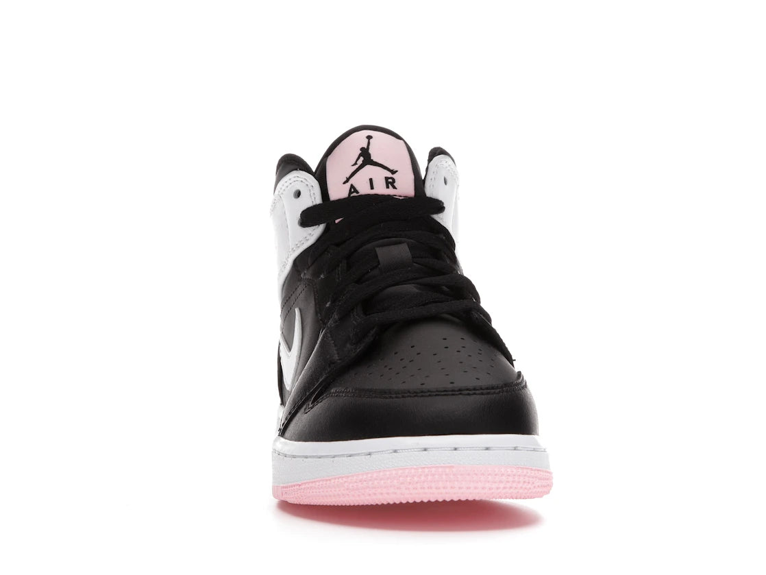 Jordan 1 Mid Arctic Pink Black (GS) - vue secondaire A