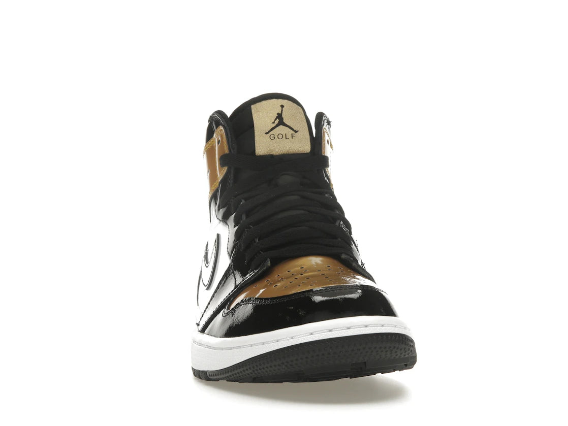 Jordan 1 Retro High Golf Patent Gold Toe - vue secondaire A