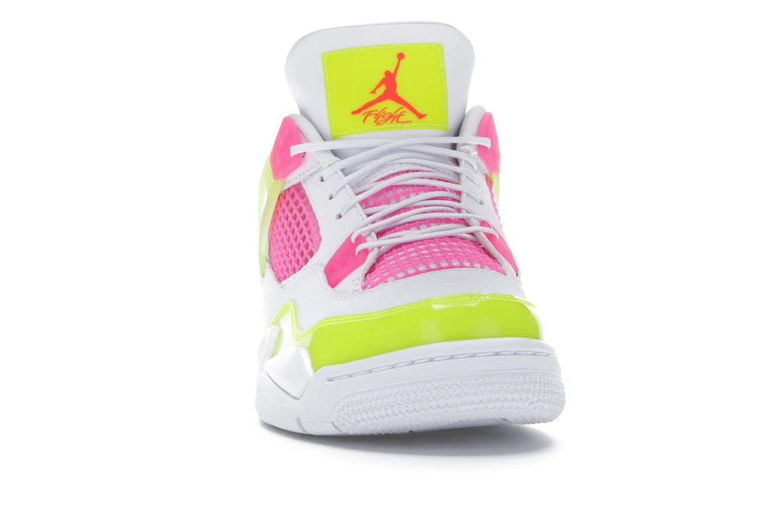 Jordan 4 Retro White Lemon Pink (GS) - vue secondaire A