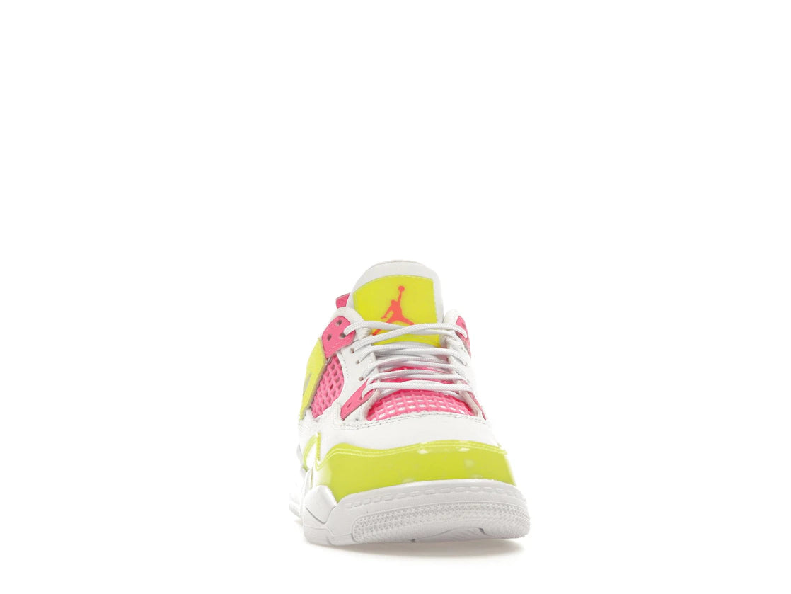Jordan 4 Retro Weiß Zitronenrosa (PS) - vue secondaire A