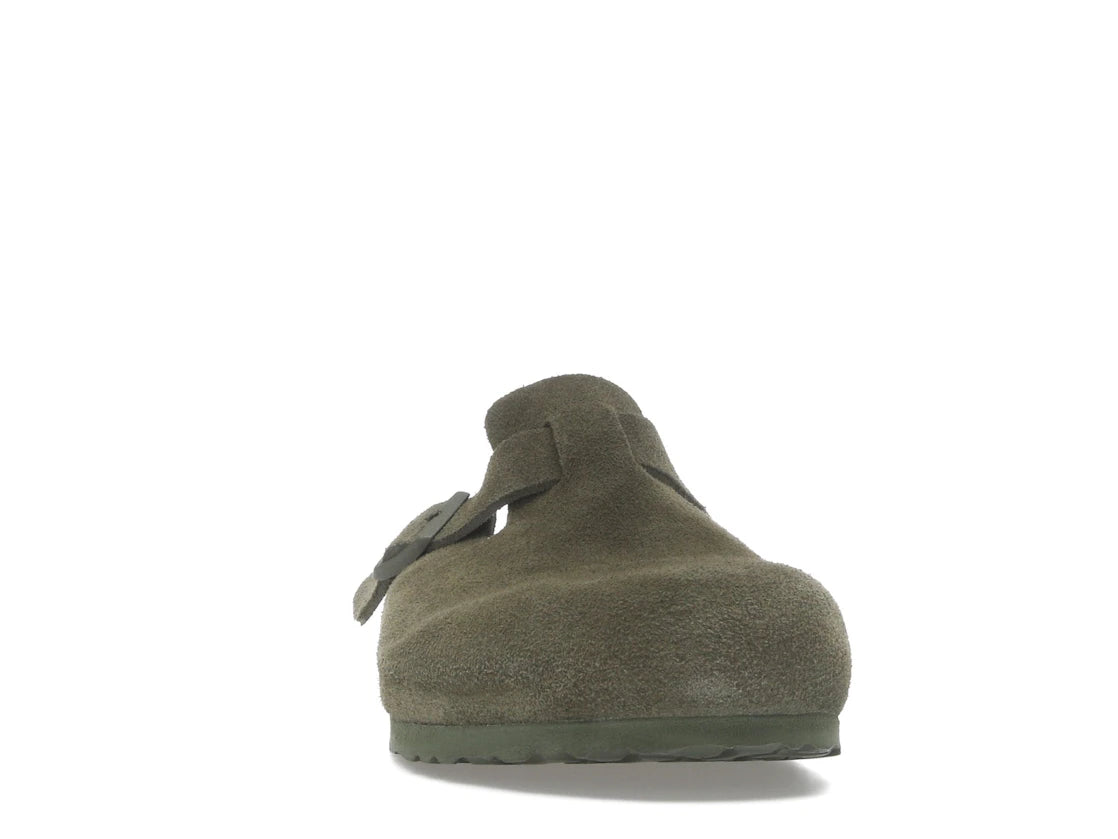 Birkenstock Boston Suede Thyme - vue secondaire A
