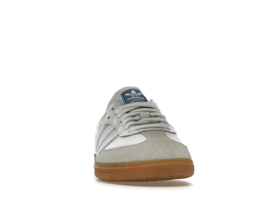 adidas Samba Leather Cloud White Lucid Blue - vue secondaire A