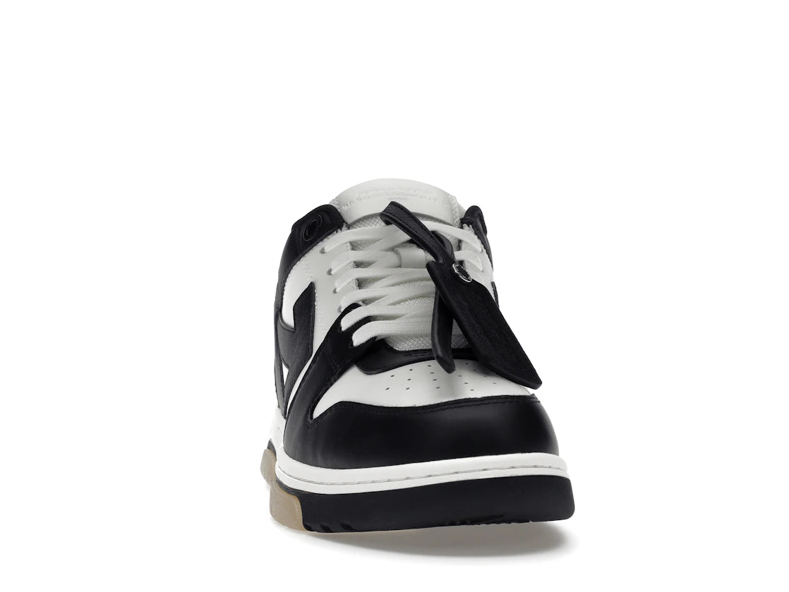 OFF-WHITE Out Of Office OOO Low Tops White Black White - vue secondaire A
