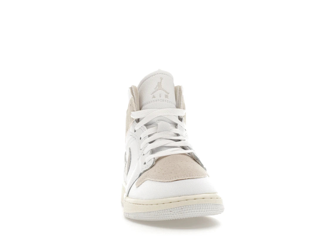 Jordan 1 Mid SE Craft Inside Out Tech Gray (GS) - vue secondaire A