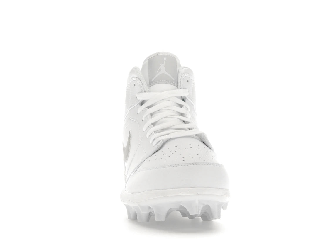 Jordan 1 Mid TD Cleat White Grey Fog - vue secondaire A