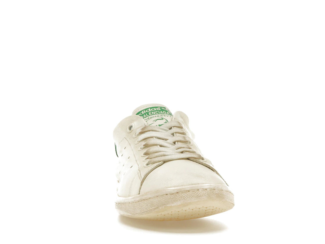 Balenciaga x adidas Stan Smith Worn-Out Weiß Grün (Damen) - vue secondaire A