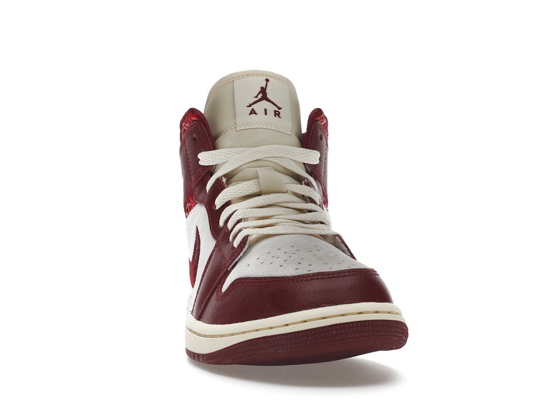 Jordan 1 Mid SE Tiki Leaf Team Red (Damen) - vue secondaire A