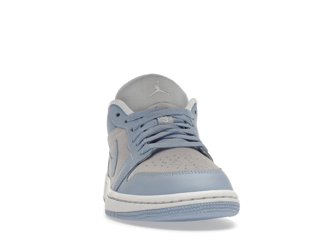 Jordan 1 Low Football Grau Aluminium (Damen) - vue secondaire A