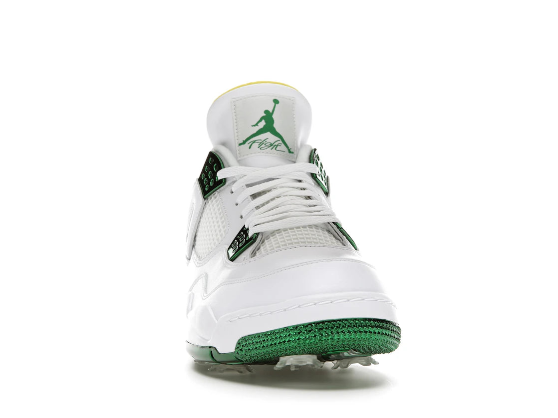 Jordan 4 Retro Golf Metallic Green - vue secondaire A