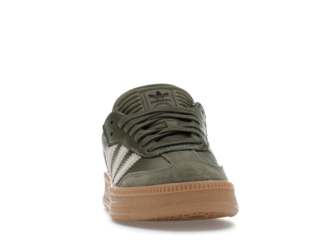 adidas Samba XLG Olive Strata Wonder Beige Gold Metallic - vue secondaire A