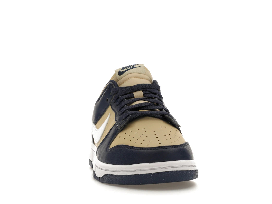 Nike Dunk Low Next Nature Midnight Navy Gold (Damen) - vue secondaire A