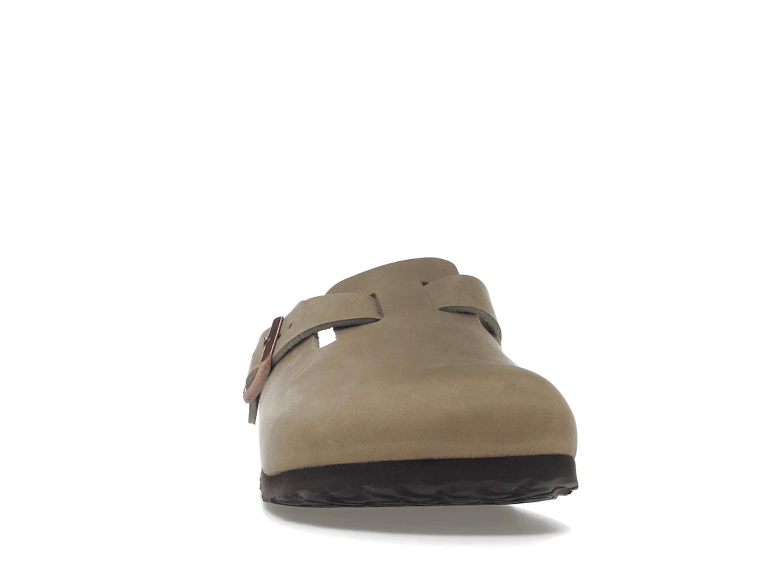 Birkenstock Boston Soft Footbed Oiled Leather Tobacco Brown - vue secondaire A