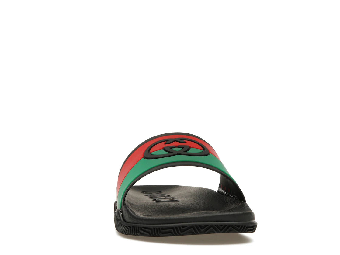 Gucci Slide Interlocking G Black - vue secondaire A