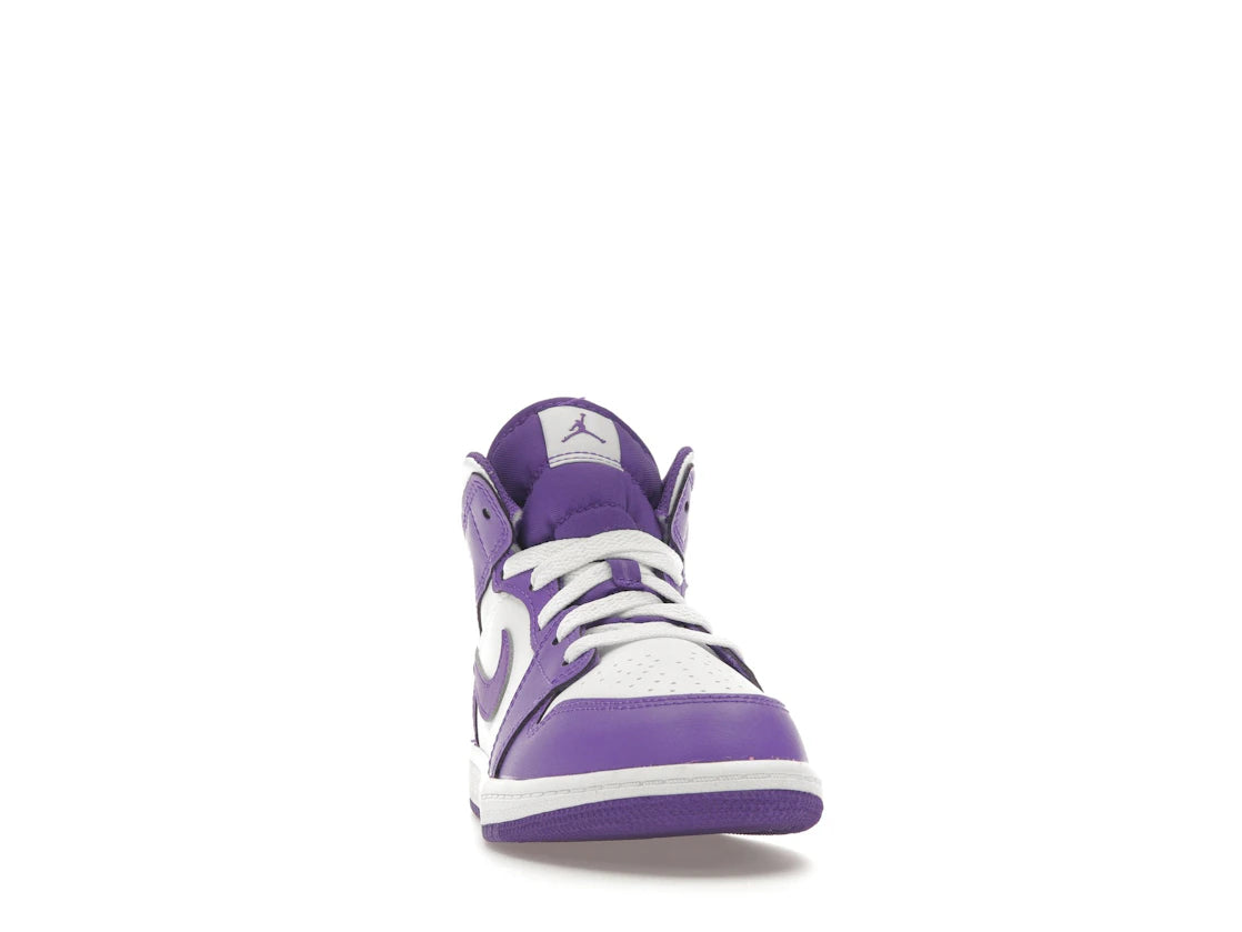 Jordan 1 Mid Purple Venom (PS) - vue secondaire A