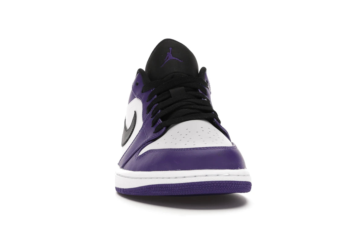 Jordan 1 Low Court Lila Weiß - vue secondaire A