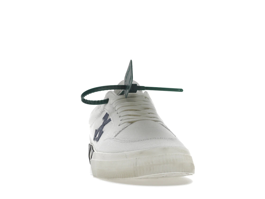 OFF-WHITE Vulc Low Cotton White White Blue Grey - vue secondaire A