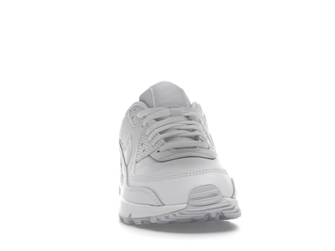 Nike Air Max 90 Recraft Triple White - vue secondaire A
