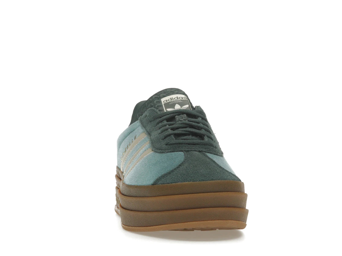 adidas Gazelle Bold Mineral Green Velvet (Women's) - vue secondaire A