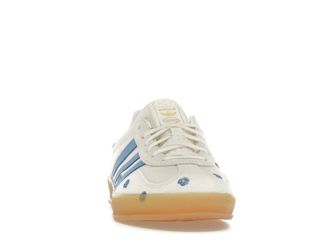 adidas Gazelle Indoor Hellblau mit Blumenmuster (Damen) - vue secondaire A