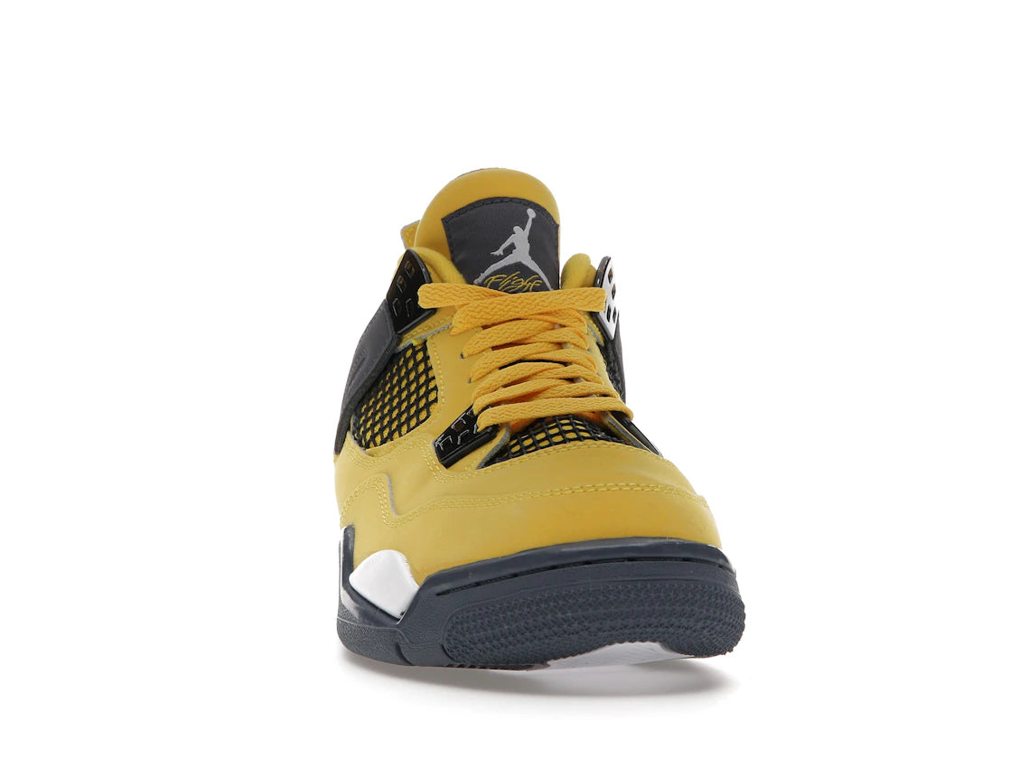 Jordan 4 Retro Lightning (2021) (GS) - vue secondaire A