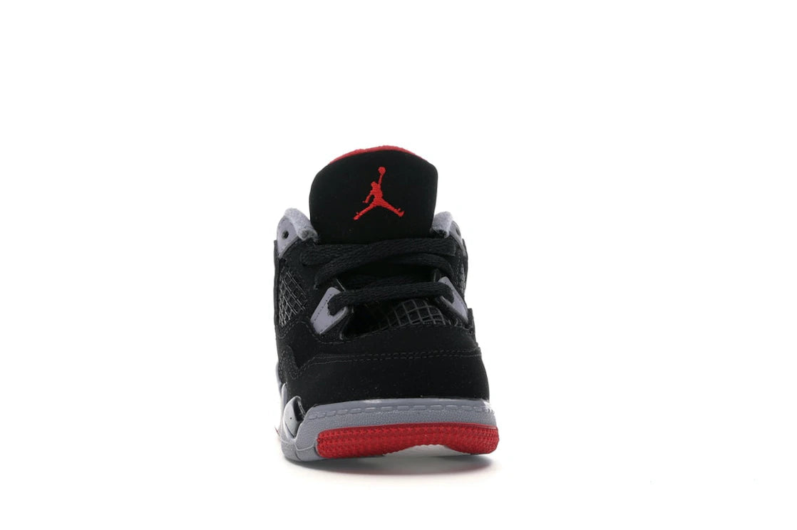 Jordan 4 Retro Bred (2019) (TD) - vue secondaire A