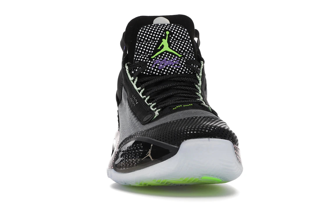 Jordan XXXIV Low Schwarz Vapor Green Bleached Coral - vue secondaire A