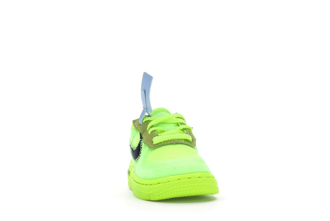 Nike Air Force 1 Low Off-White Volt (TD) - vue secondaire A
