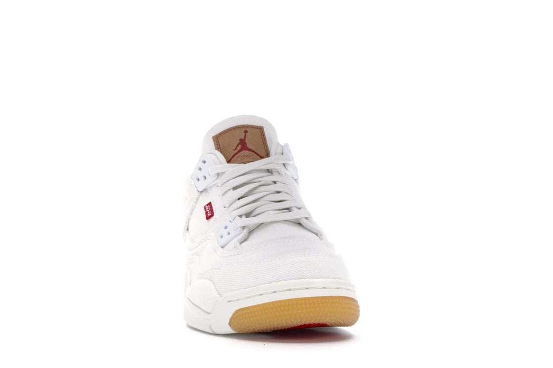 Jordan 4 Retro Levi's Weiß (GS) (Levi's Tag) - vue secondaire A