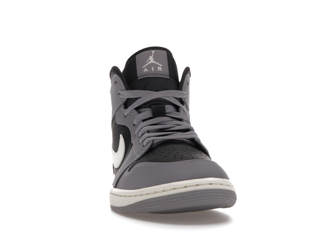 Jordan 1 Mid Cement Grey (Women's) - vue secondaire A